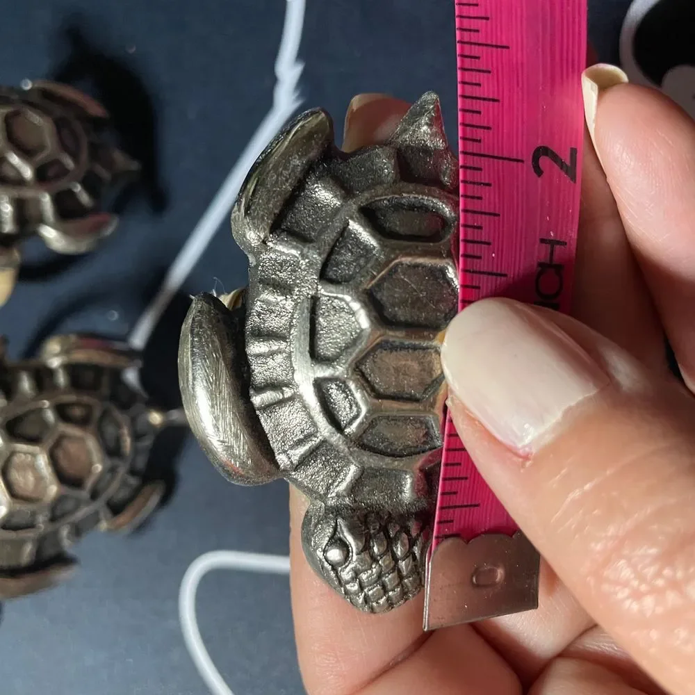 Design Imports Metal Sea Turtle Napkin Rings Set of 6 Coastal Beach‎ Table Decor